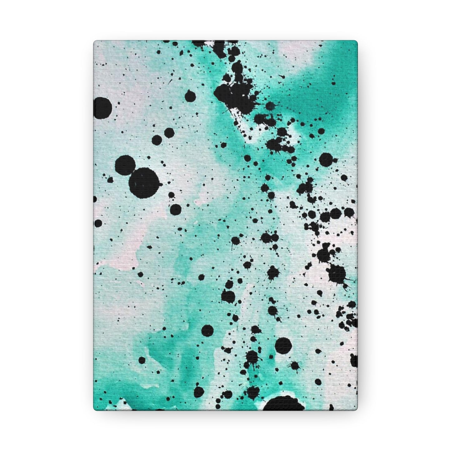 Teal Burst Canvas Gallery Wraps