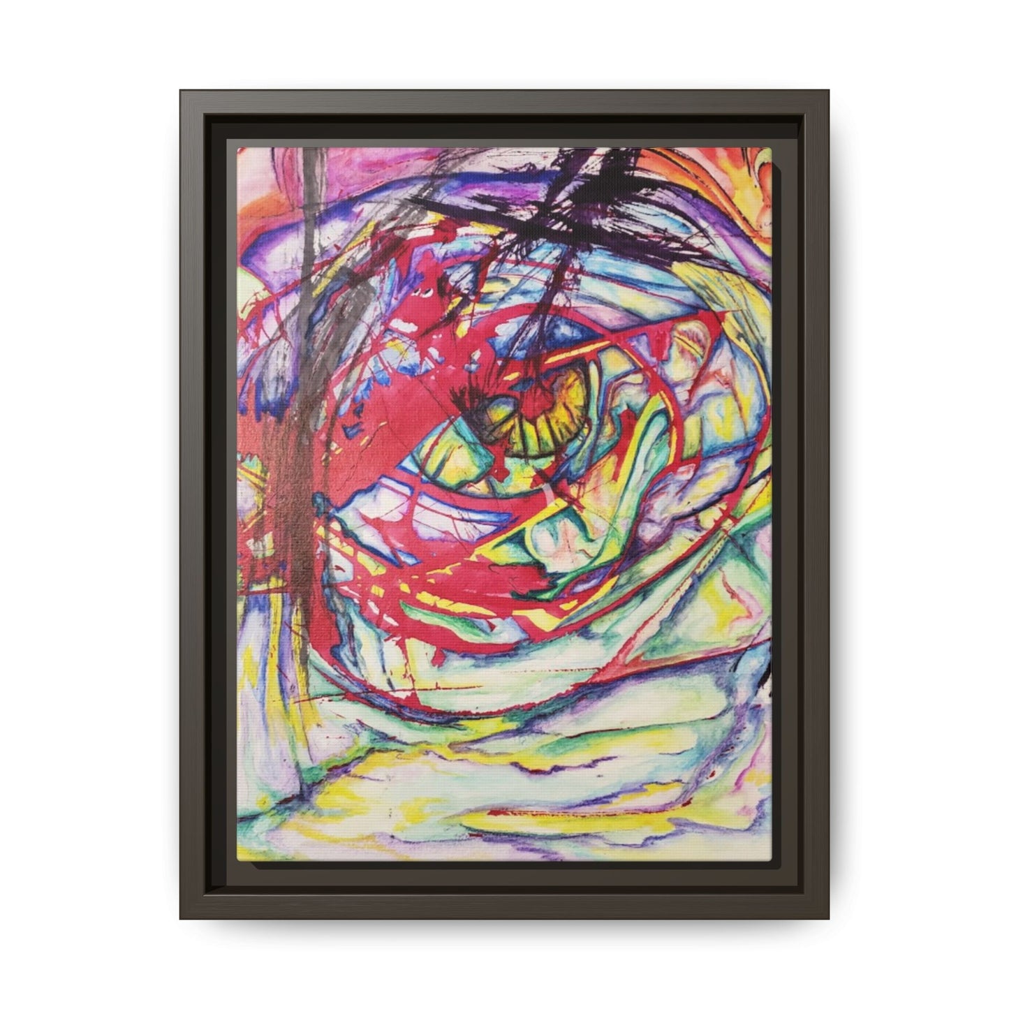 The Eye Framed Art Print - Kia Day Design