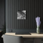 Black & White Urban Graffiti Acrylic Print — Industrial Alley Wall Art French Cleat - 12″ x 12″ 0.25'' - Home Decor