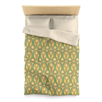 Retro Pattern Microfiber Duvet Cover - Kia Day Design