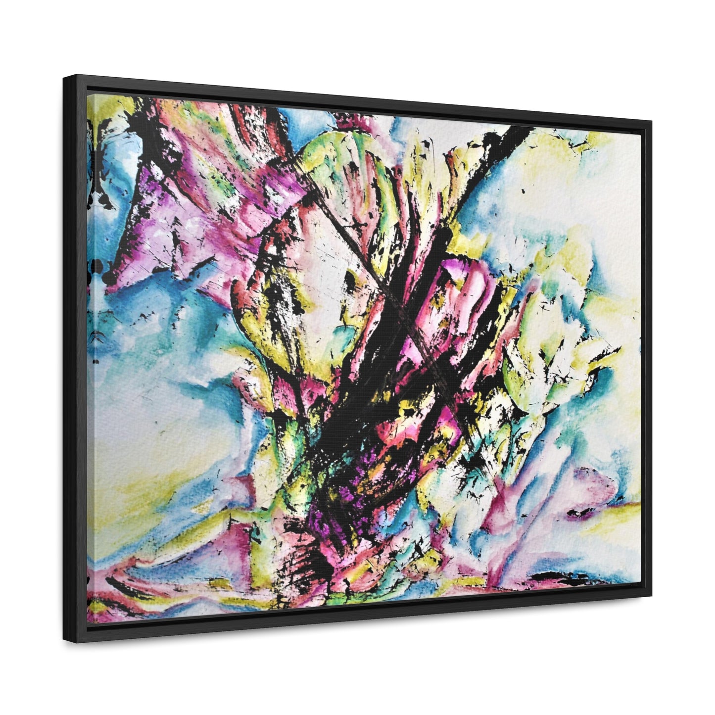 Kitty In Space Gallery Canvas Wraps, Horizontal Frame