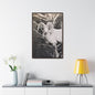 Yellowstone Big Horn Sheep Gallery Canvas Wraps Vertical Frame 24″ x 36″ Premium Gallery Wraps (1.25″) Walnut
