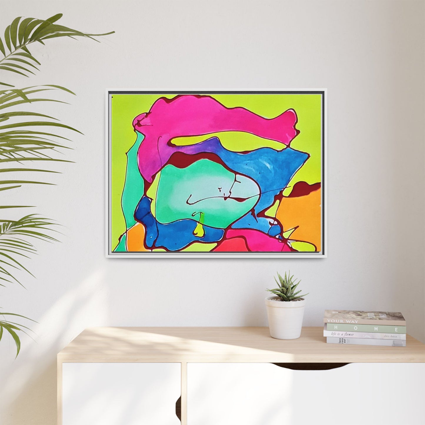 Kool Kid Matte Canvas Framed - Kia Day Design