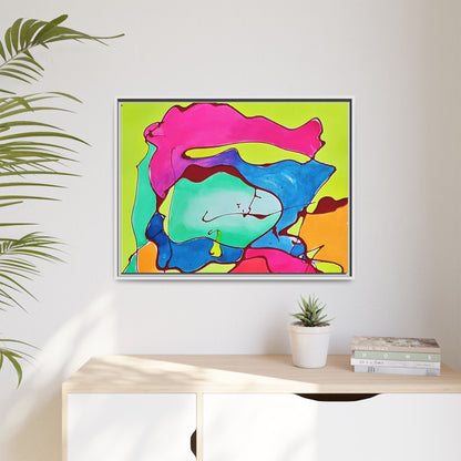 Kool Kid Matte Canvas Framed - Kia Day Design