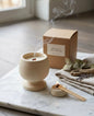 Jesmonite Pedestal Candle - - candles