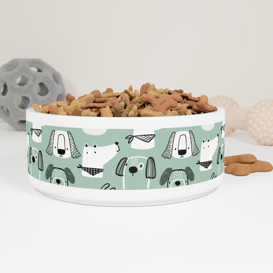 Green Puppy Dog Bowl - Kia Day Design