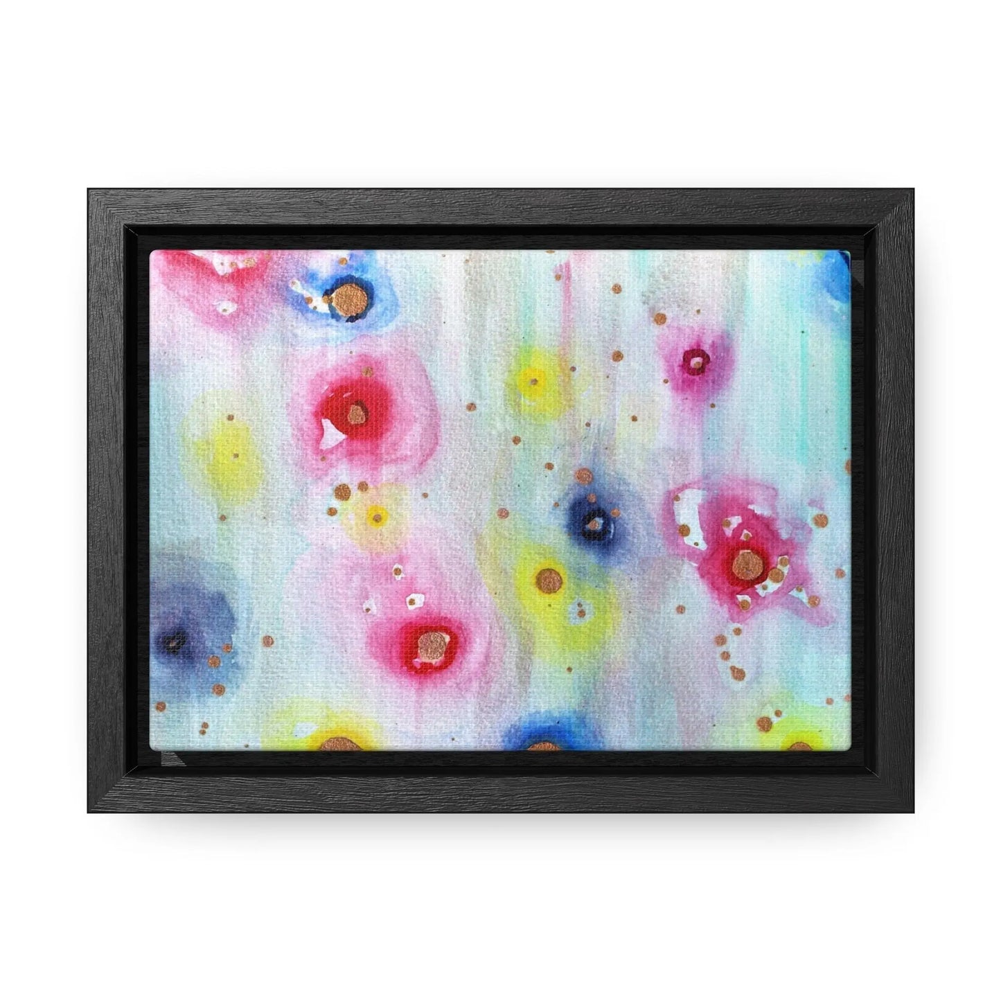 Raining Blooms Gallery Canvas Wraps, Horizontal Frame 7" x 5" Premium Gallery Wraps (1.25″)