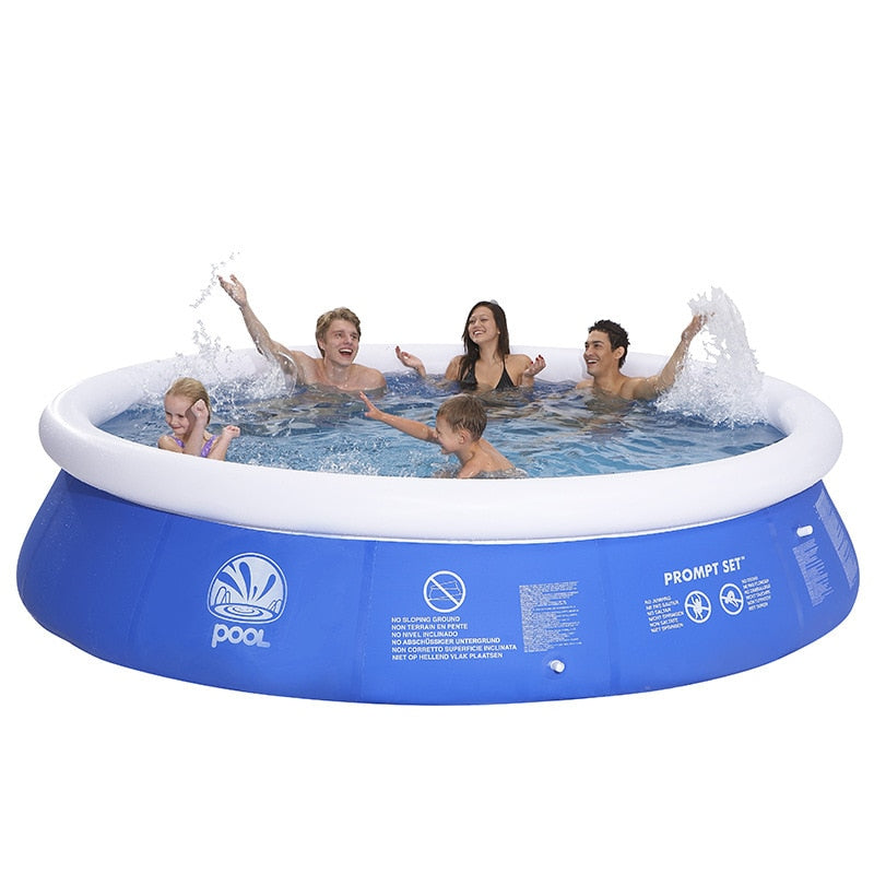 Extra Large Inflatable Pool for Kids and Adults - - pool