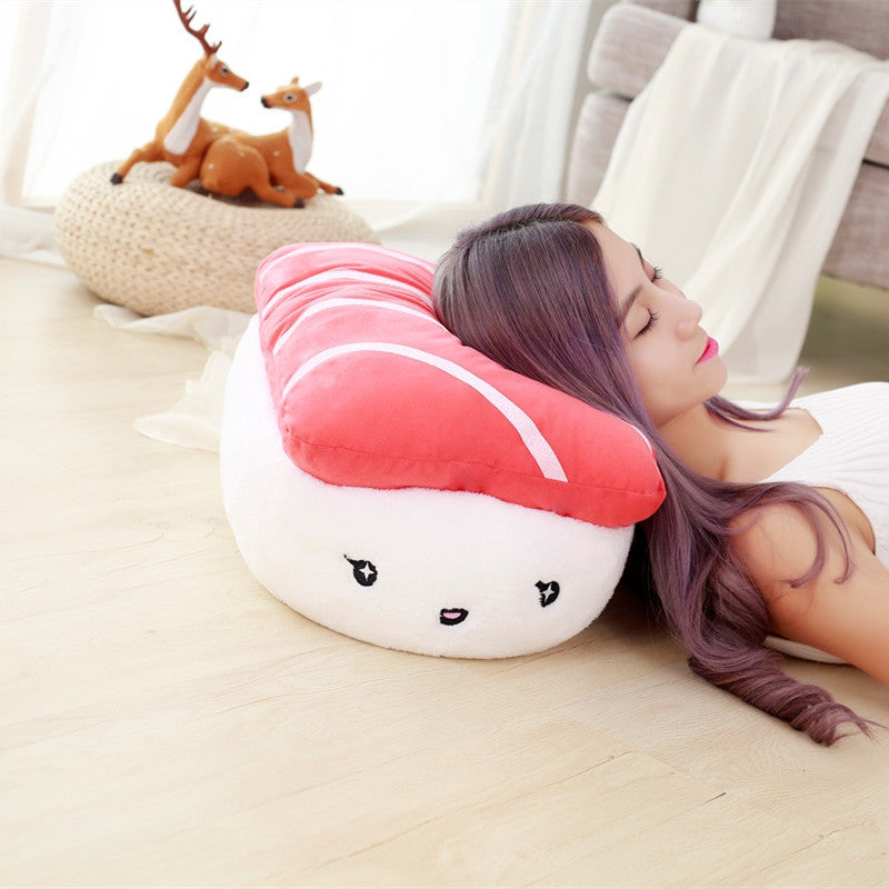 Sushi Rice Shape Stuffed Throw Pillow Cushion Toy - - 0