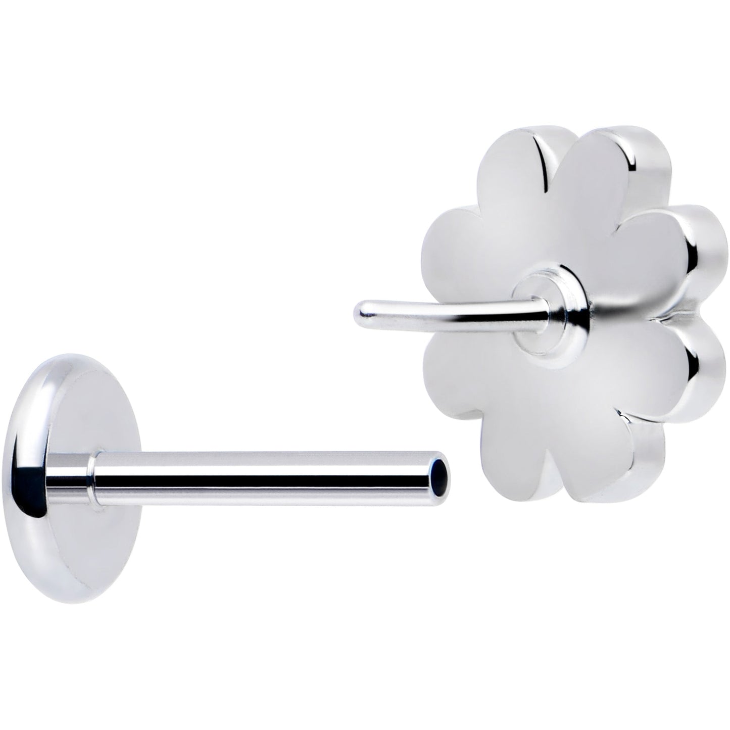 Daisy Flower Flat Back Stud Earrings - 1 Pair - - EARRING Flat Back
