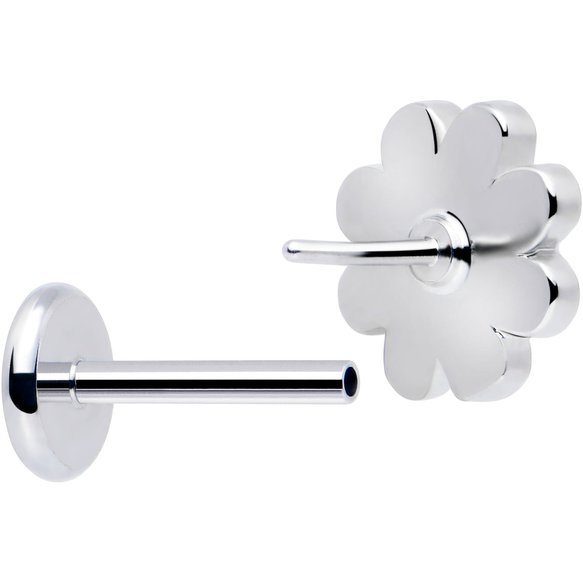 Daisy Flower Flat Back Stud Earrings - 1 Pair - - EARRING Flat Back