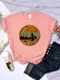 I'm Hiding From Stupid People Camping Scenery Women's Tops Hip-hop Fashion Street See size chart under “more details” - Pink - Tops