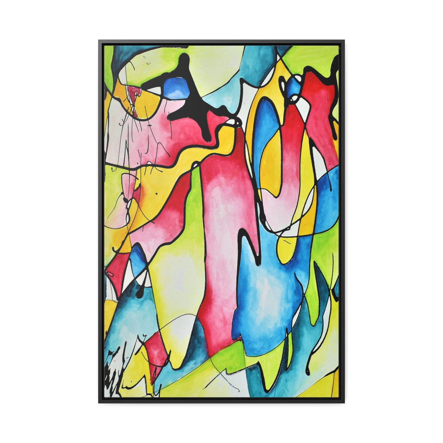 Blue Flame Gallery Canvas Wraps, Vertical Frame