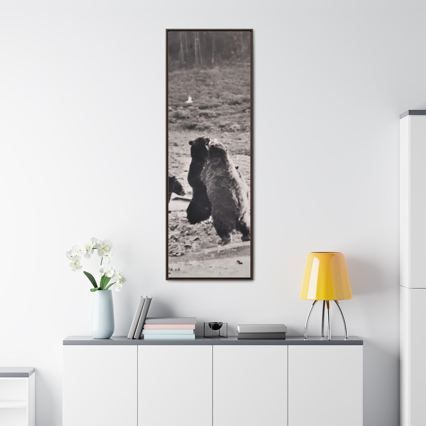 Yellowstone Grizzly Bears Gallery Canvas Wraps, Vertical Frame