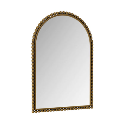 Vintage Iron Art Arch Mirror, Wall Hanging Or Table Display - - Wall Mirrors