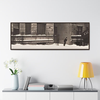 430 W 119th St New York Gallery Canvas Wraps Horizontal Frame 60″ x 20″ white black Premium Gallery Wraps (1.25″)