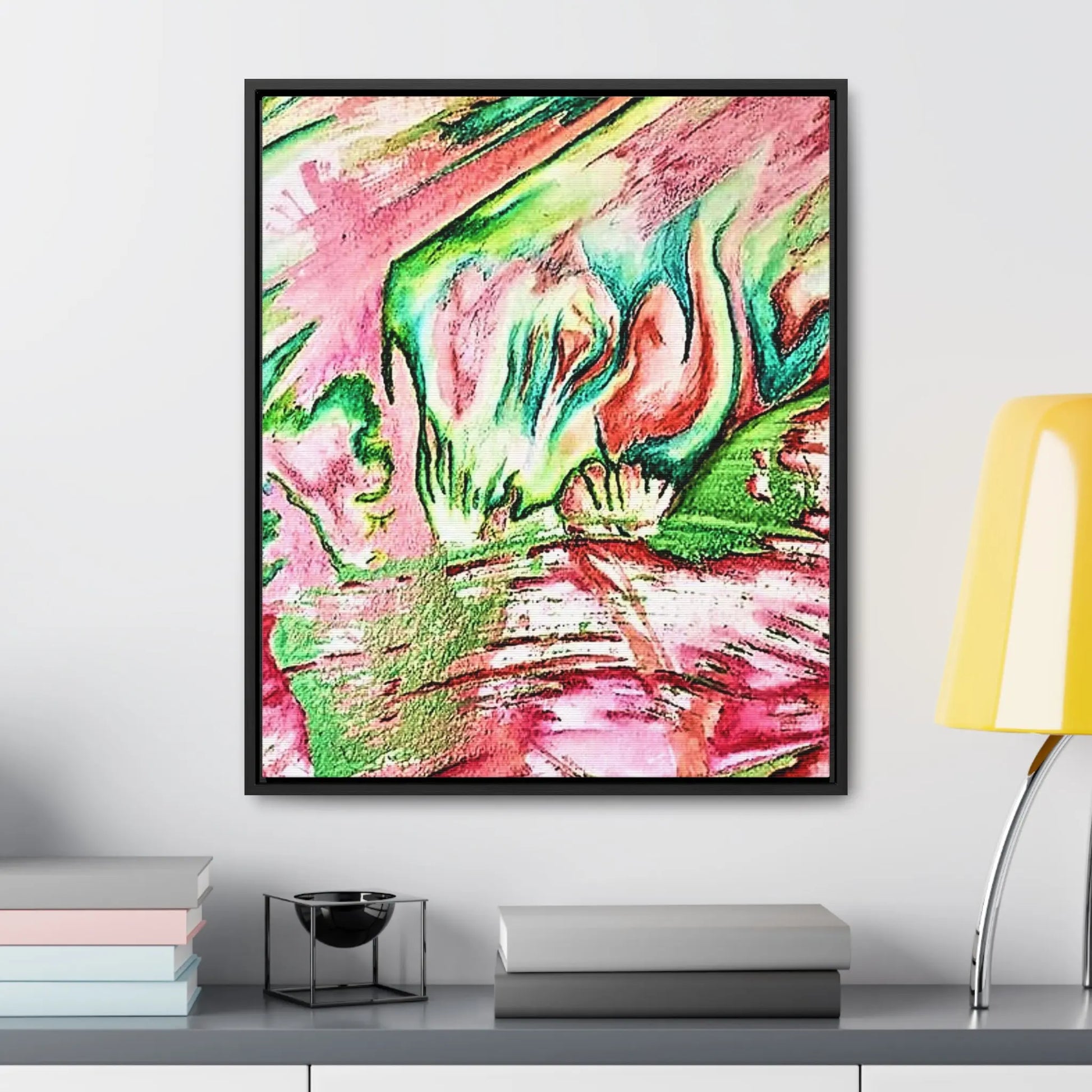 Pink Forest Gallery Canvas Wraps, Vertical Frame