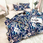 60s Cotton Reactive Bedding Sets light pink navy blue