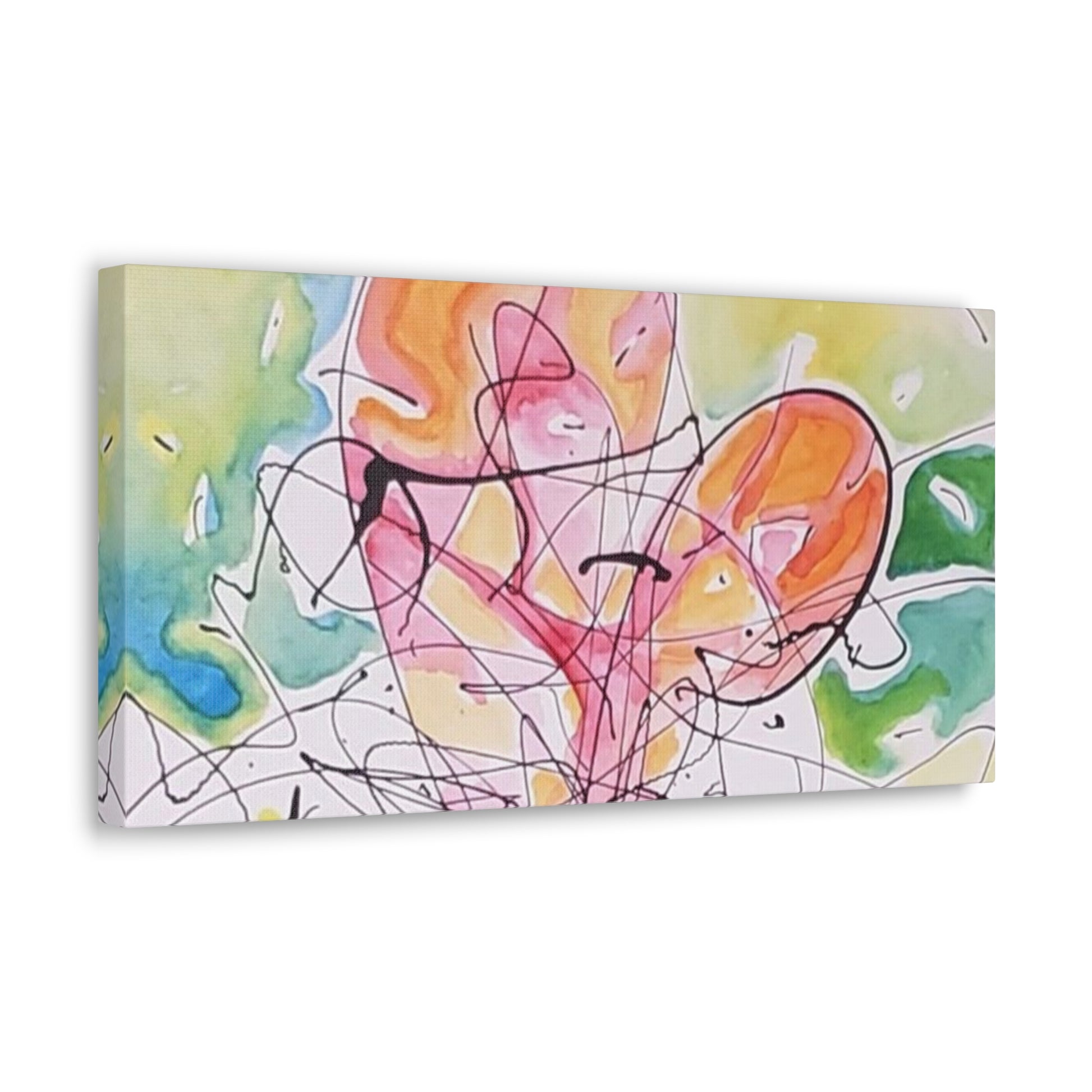 Paper Heart Canvas Gallery Wraps Printify