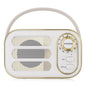 White Vintage Wireless Bluetooth Speaker - White - speaker