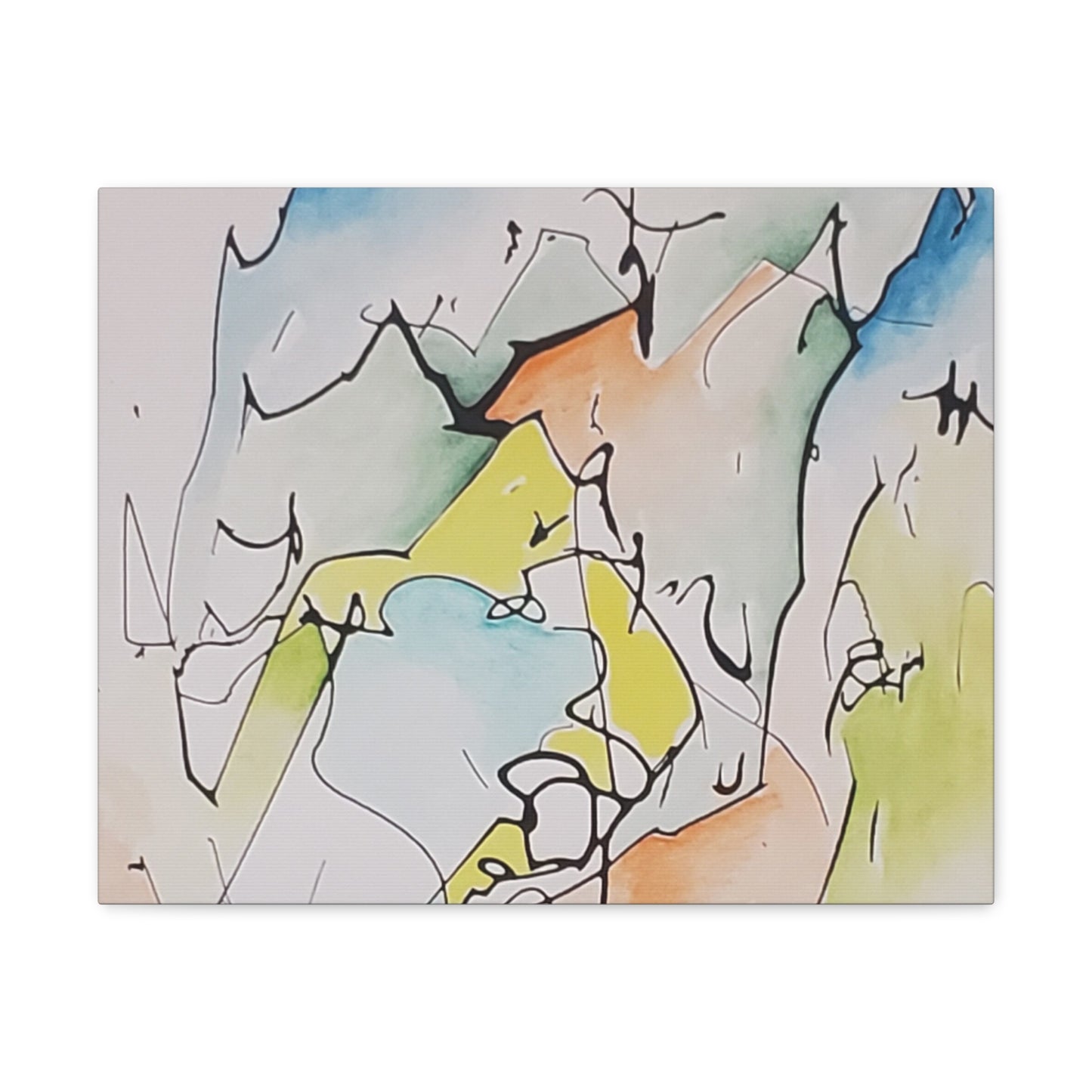 Misty Mountains Canvas Gallery Wraps 20″ x 16″ 1.25"