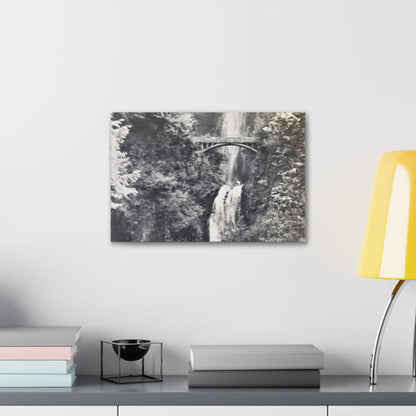 Multnomah Falls Oregon Canvas Gallery Wraps 18″ x 12″ 1.25"