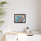 Multi-Color Abstract Framed Canvas Art Print - Kia Day Design