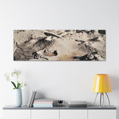 Yellowstone West Thumb Paint Pots Canvas Gallery Wraps 60″ x 20″ 1.25"