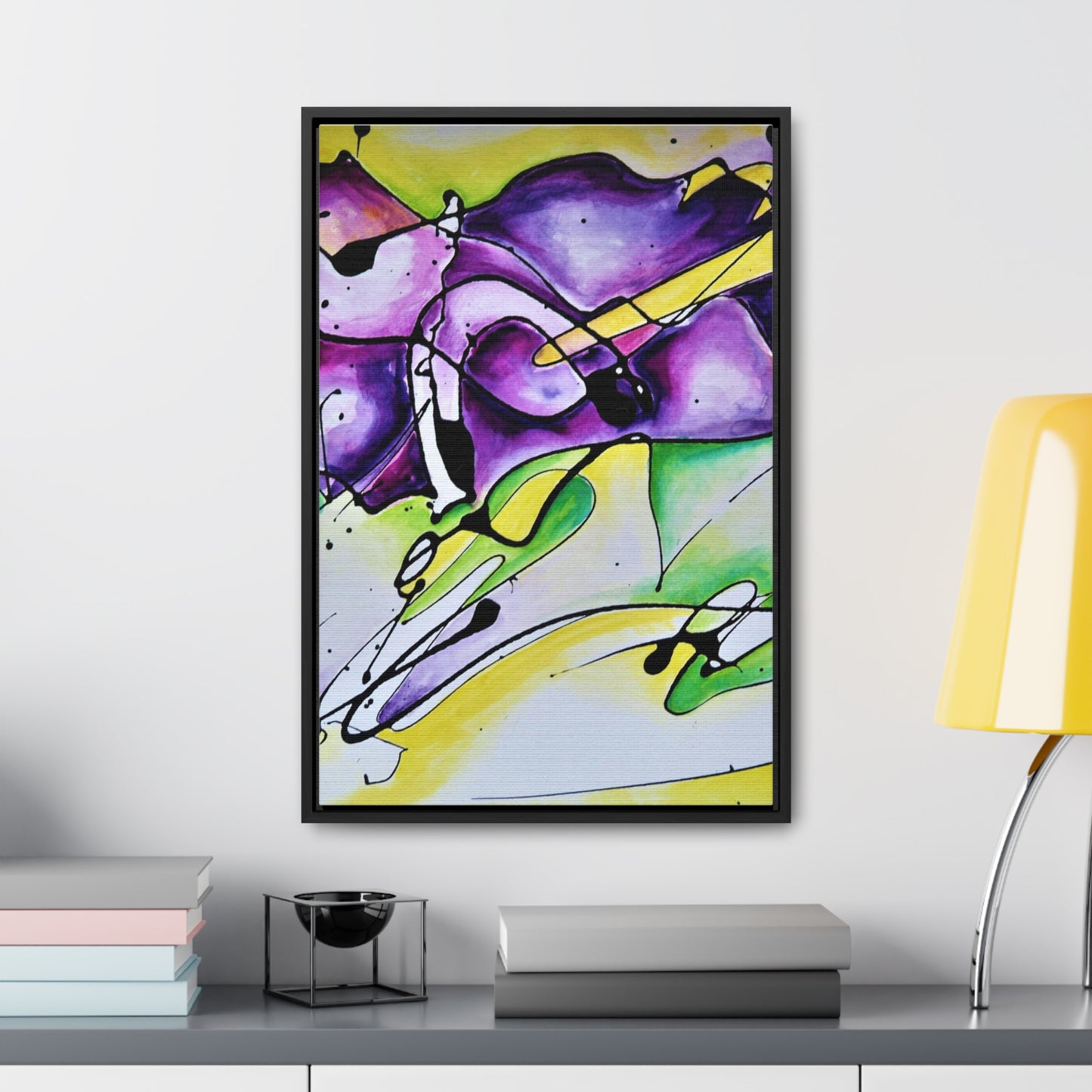 Purple Mountains Gallery Canvas Wraps, Vertical Frame