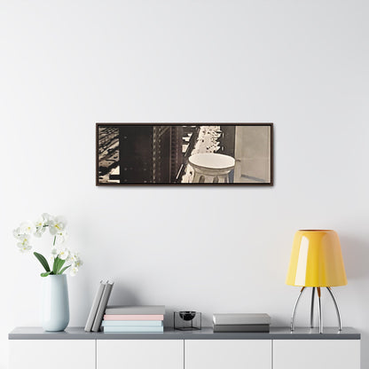Michigan Ave Chicago Gallery Canvas Wraps Horizontal Frame 36″ x 12″ Walnut Premium Gallery Wraps (1.25″)