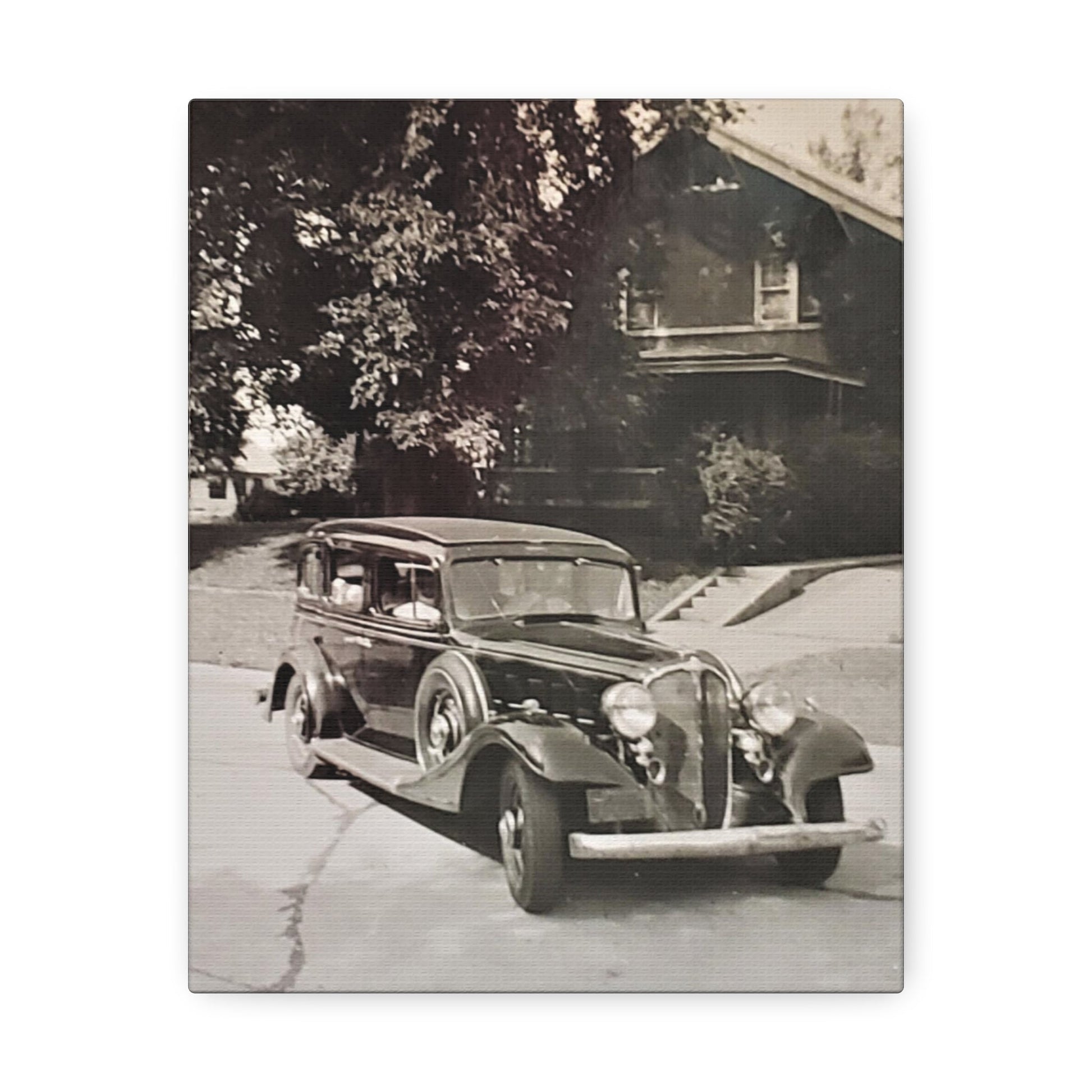 Classic Car Stretched Canvas