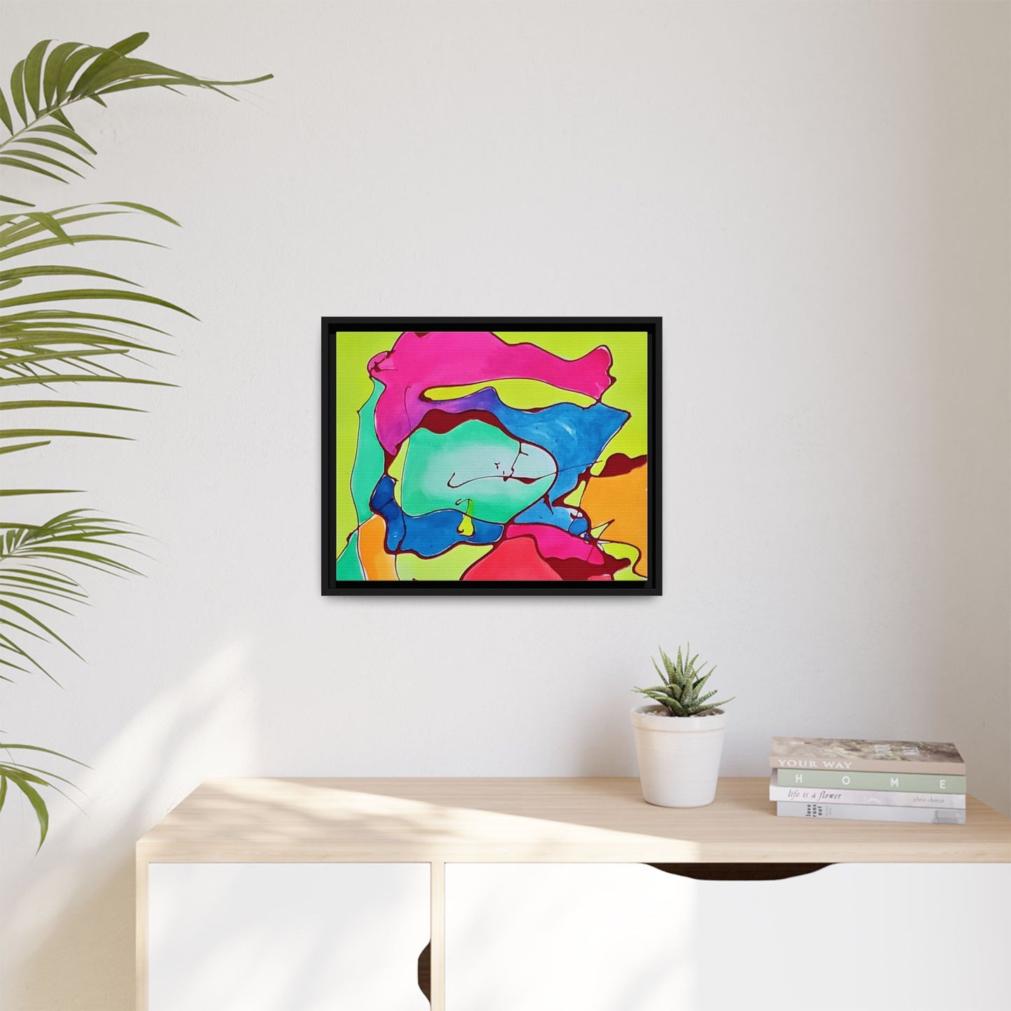Kool Kid Matte Canvas Framed - Kia Day Design