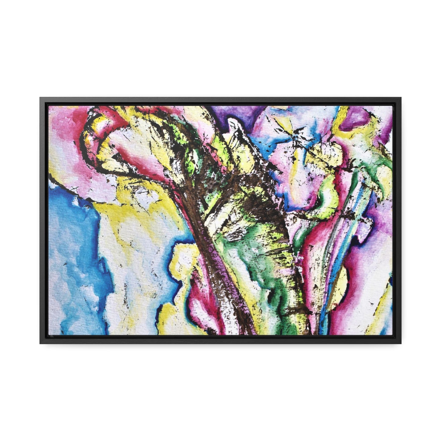 Calla Lilies Gallery Canvas Wraps, Horizontal Frame