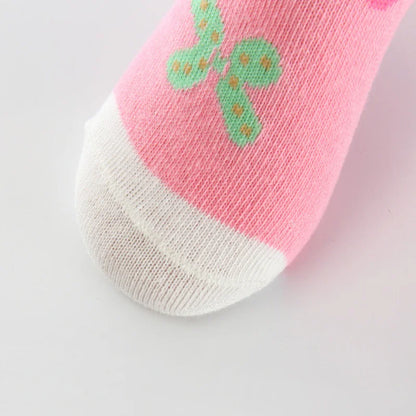 5 Pairs Cotton Butterfly Socks