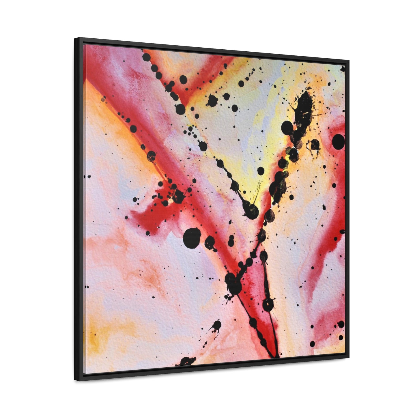 Red Hot Love Gallery Canvas Wraps, Square Frame