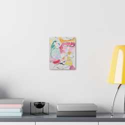 Abstract Face Canvas Gallery Wraps - Kia Day Design