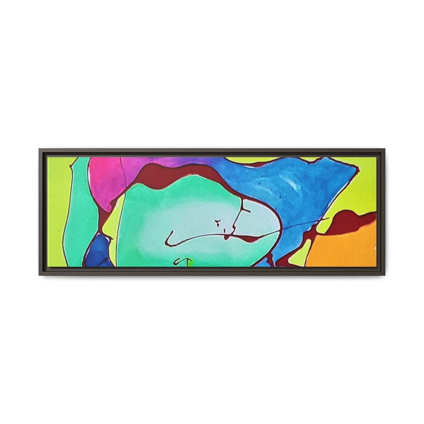 Kool Kid Matte Canvas Framed - Kia Day Design