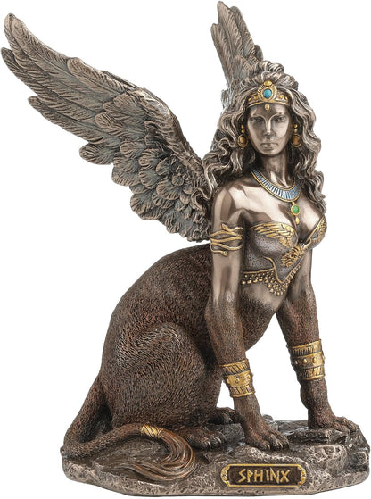 Greek Sphinx, Riddler of Thebes Figurine - - Fairy Figurines