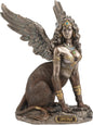 Greek Sphinx, Riddler of Thebes Figurine - - Fairy Figurines