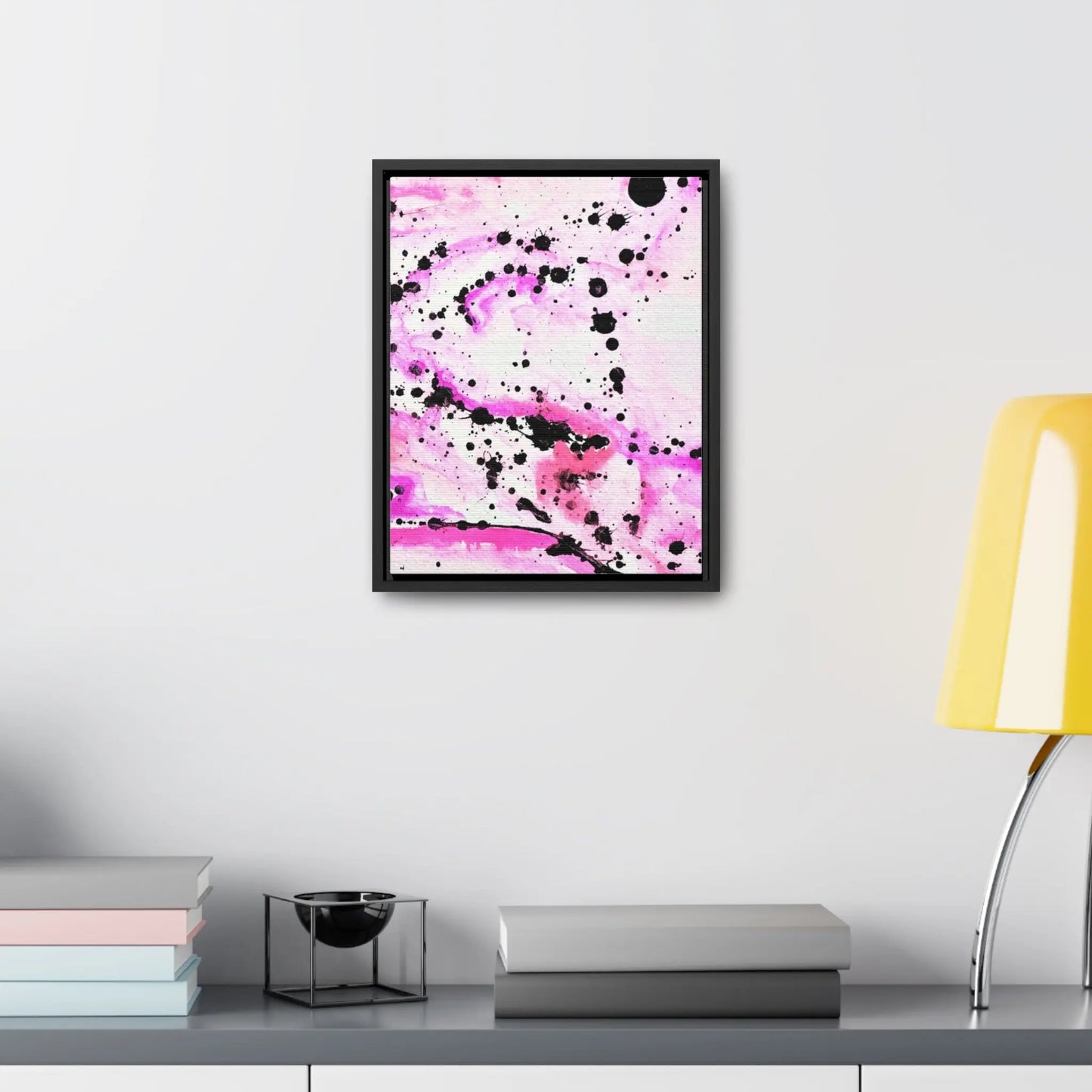 Neon Lightning Gallery Canvas Wraps, Vertical Frame