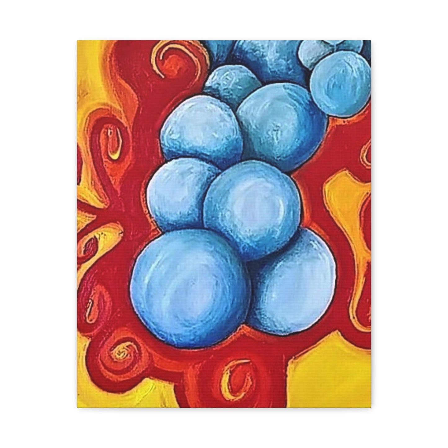 Blue Balls Canvas Gallery Wraps