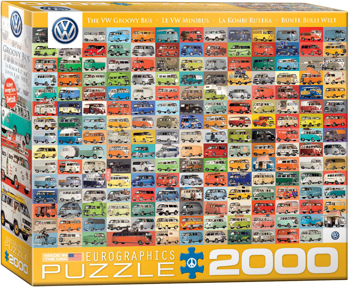 Puzzle: The BIG Puzzle Collection - The VW Groovy Bus - - Puzzle