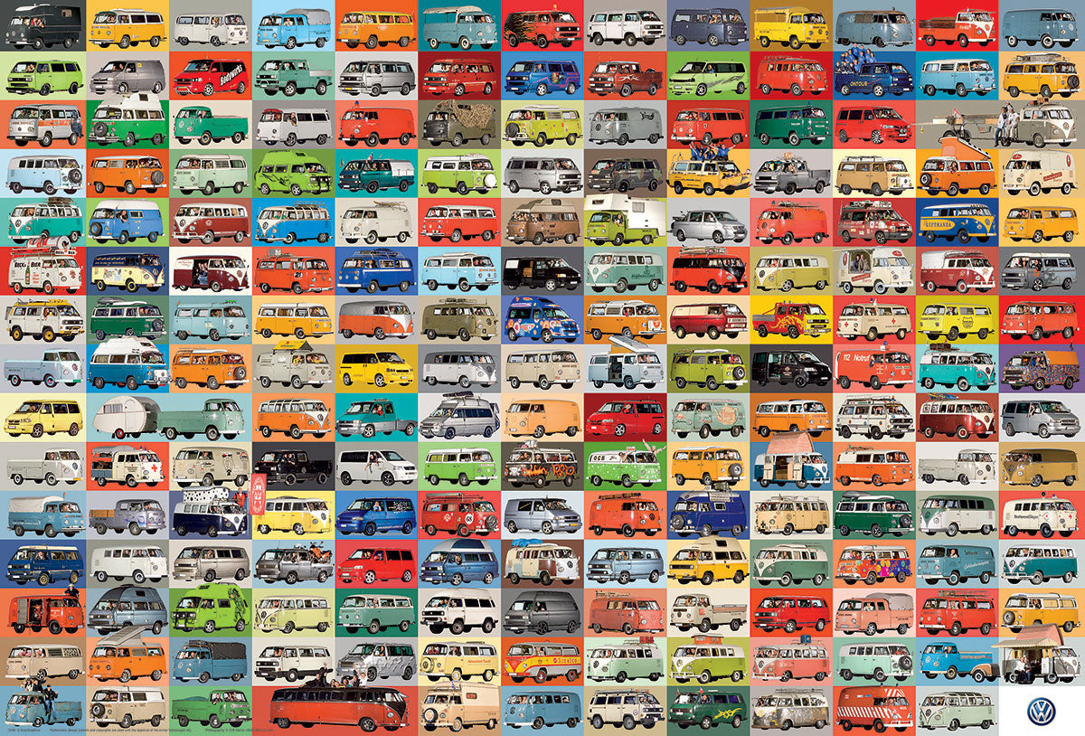 Puzzle: The BIG Puzzle Collection - The VW Groovy Bus - - Puzzle