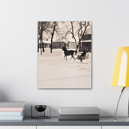Carriage Ride Canvas Gallery Wraps 16″ x 20″ 1.25"