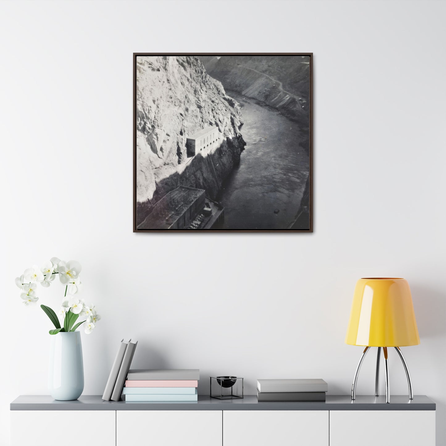 Boulder Dam Gallery Canvas Wraps, Square Frame