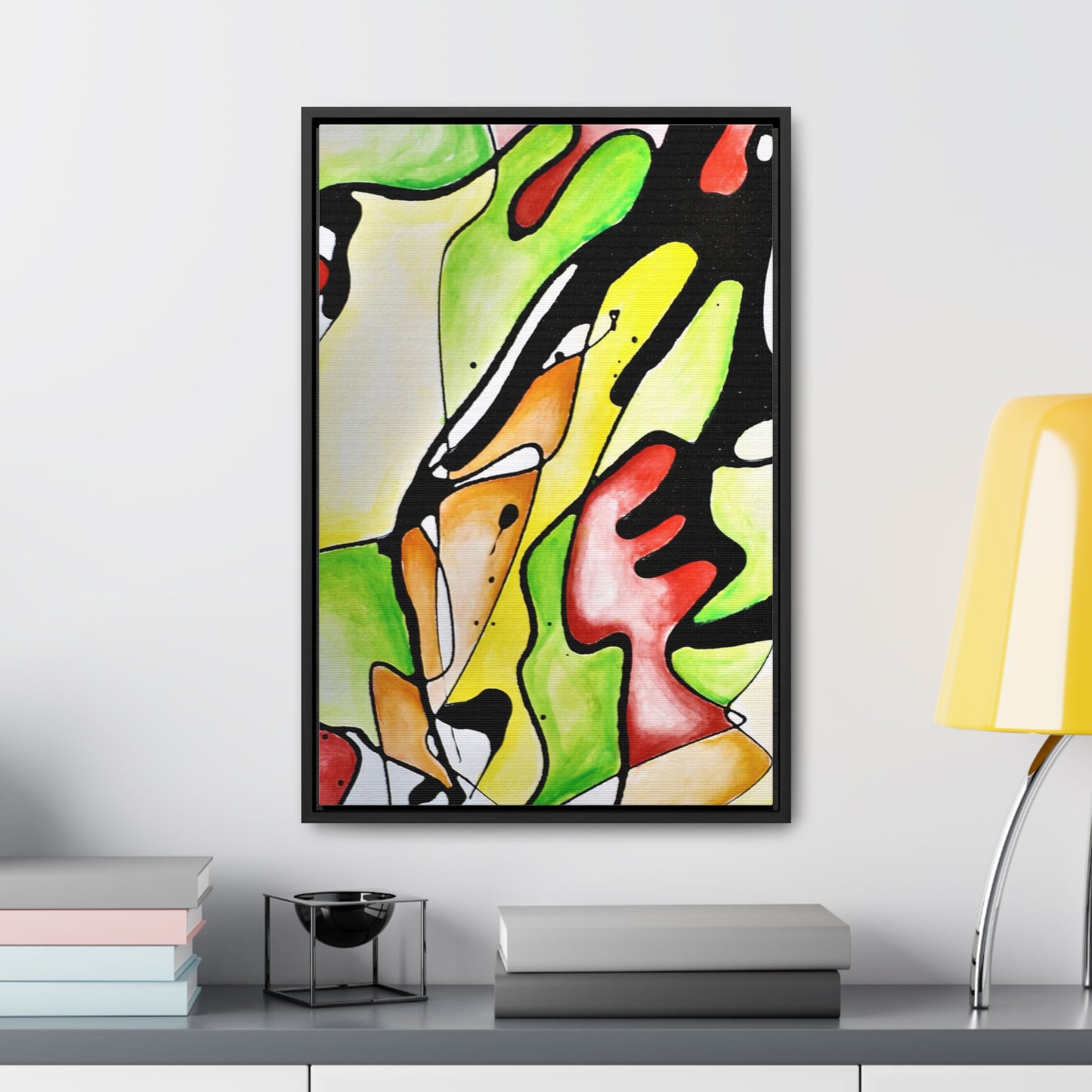 Red Mushroom Gallery Canvas Wraps, Vertical Frame