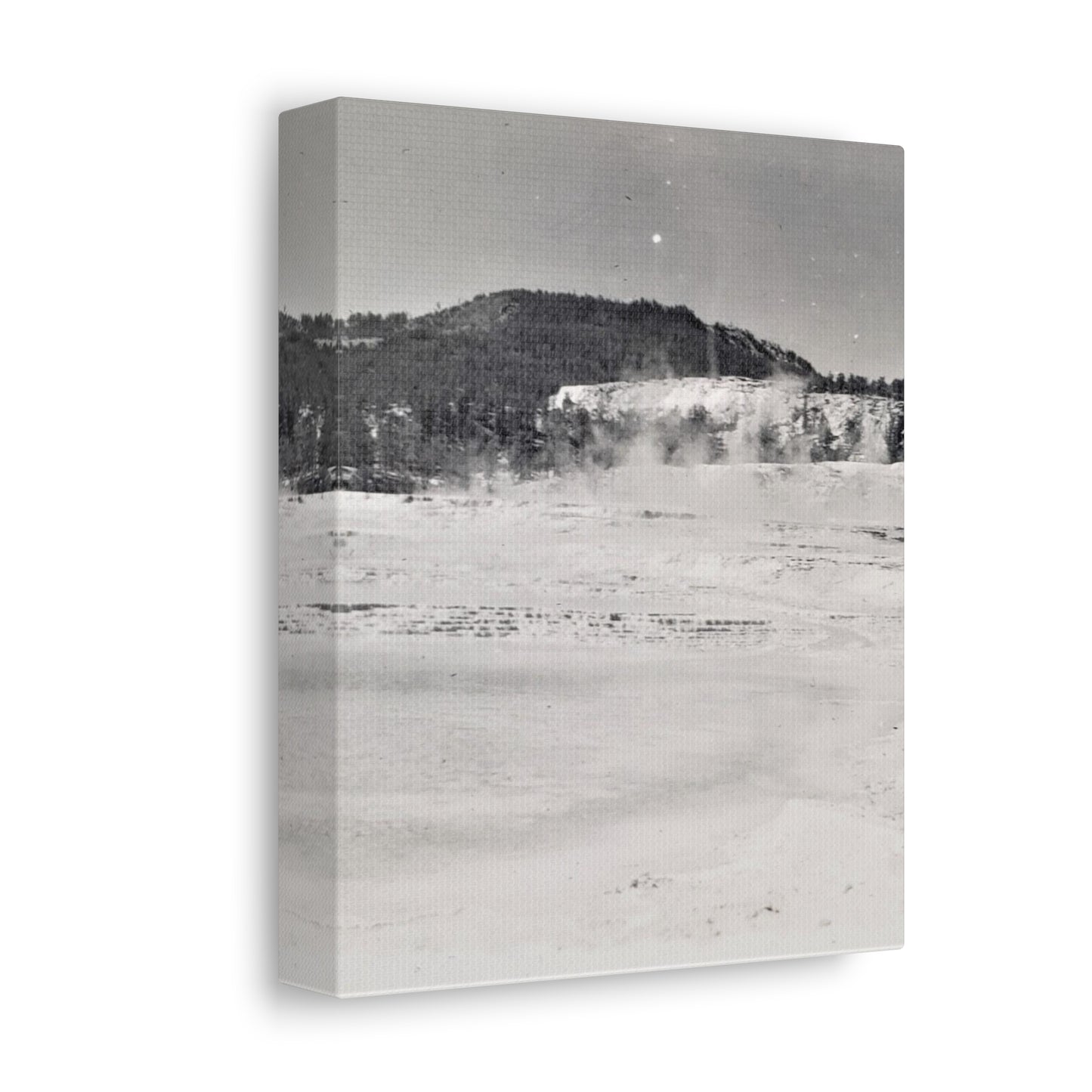 Mammoth Hot Springs Yellowstone Stretched Canvas