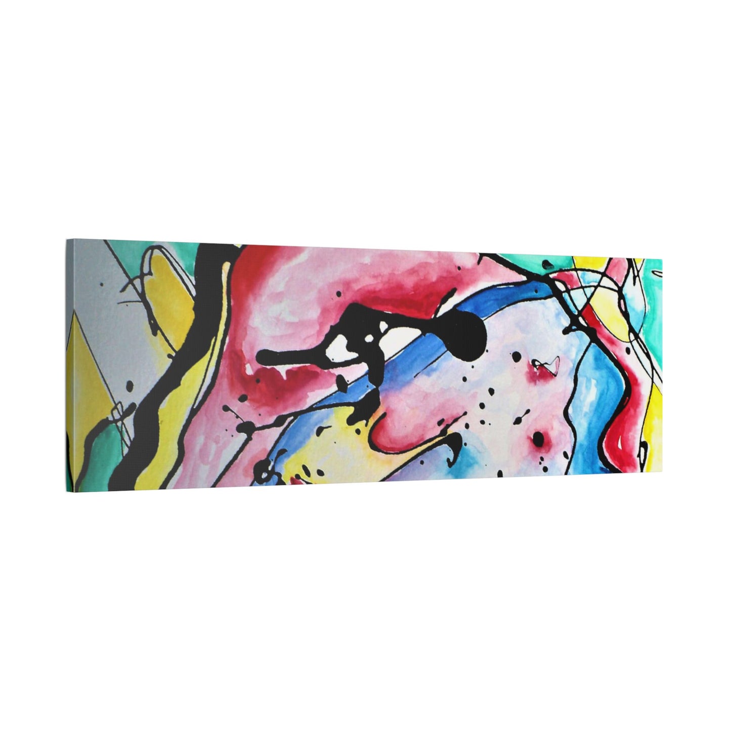 3rd Eye Sundae Satin Canvas Stretched - Kia Day Design