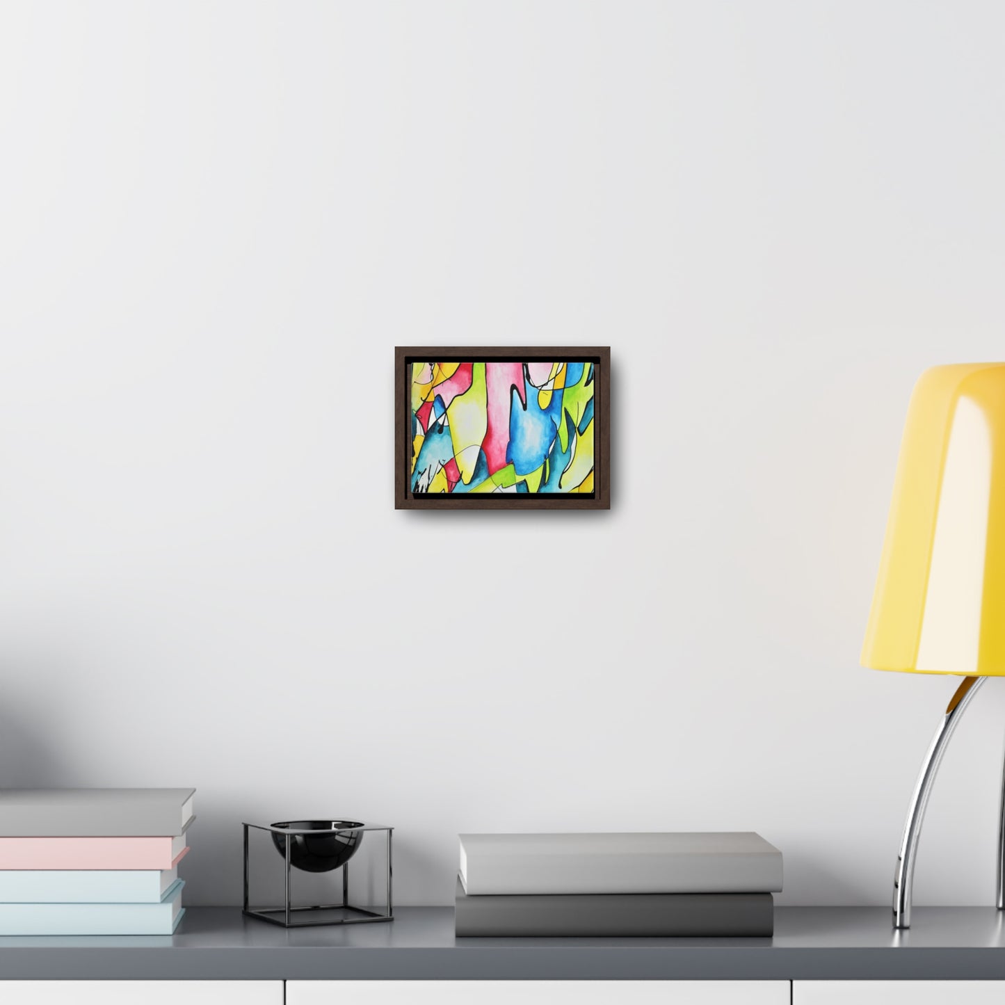 Blue Flame Gallery Canvas Wraps, Horizontal Frame