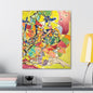 Yellow Abstract Canvas Gallery Wraps 20″ x 24″ 1.25"